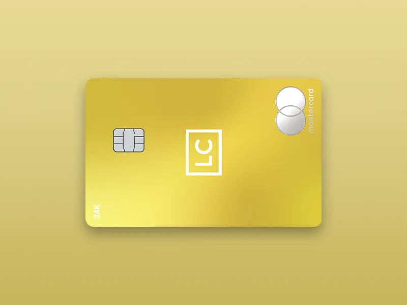 ラグジュアリーカード ゴールドのカード画像