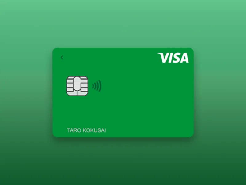 Visa LINE Payクレジットカードのカード画像
